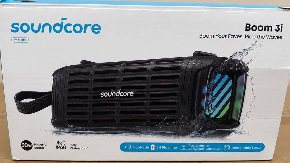 Soundcore Boom 3i Portable Bluetooth Speaker